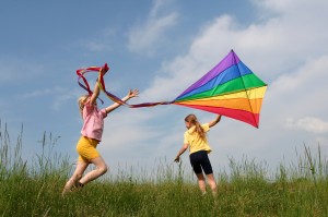 Children and Kites